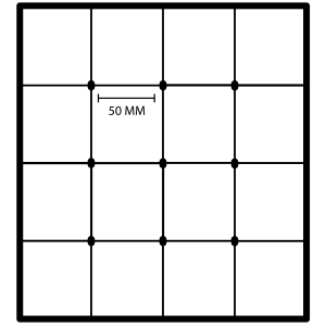 PE Volierenet (Maaswijdte 50x50MM) - Vierkant