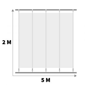 Scheidingswand - Complete Set - 5M L x 2M H