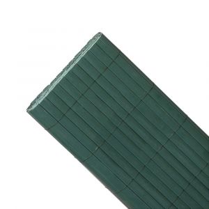 PVC Tuinschutting Lamellen - H: 100 CM - Groen