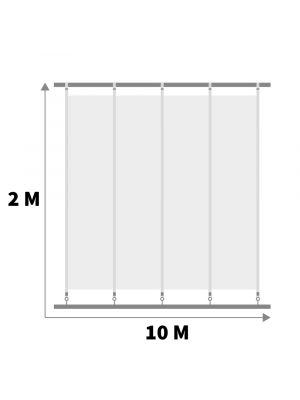 Scheidingswand - Complete Set - 10M L x 2M H