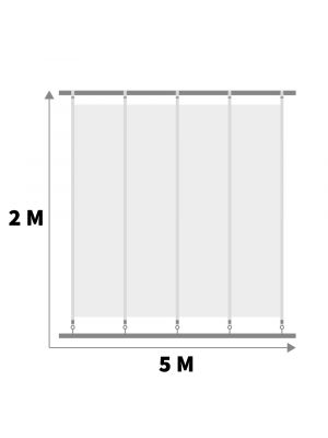 Scheidingswand - Complete Set - 5M L x 2M H