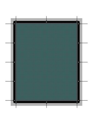Gaasnet voor zwembad (Netmaat 420 x 770 CM)